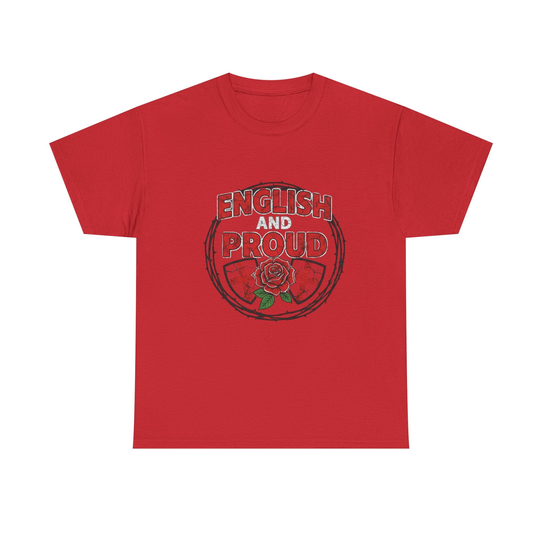 English and Proud T-Shirt — St. George Rose Patriotic Tee