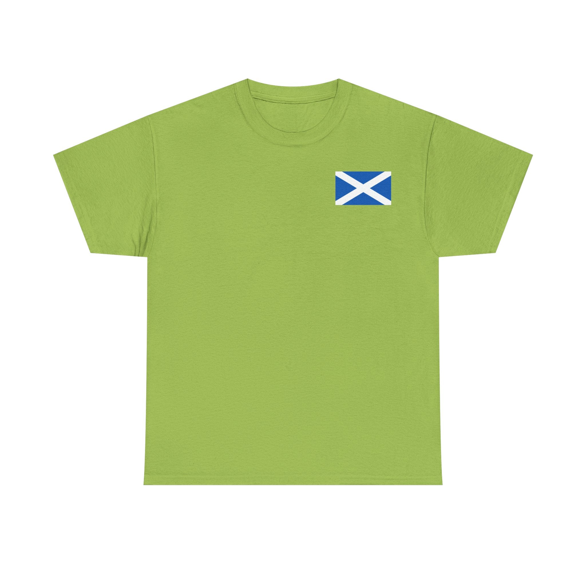 Scottish & Proud T‑Shirt — Retro Stag Scotland Flag Tee