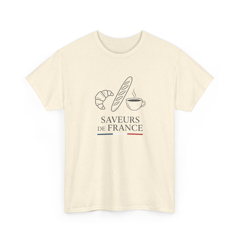 Saveurs de France T-Shirt — French Bakery Croissant & Baguette Tee