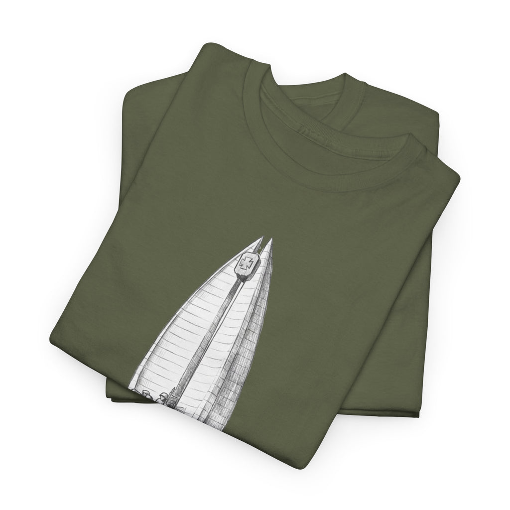 Rzeszów Coordinates T‑Shirt — City Landmark  Sketch Tee