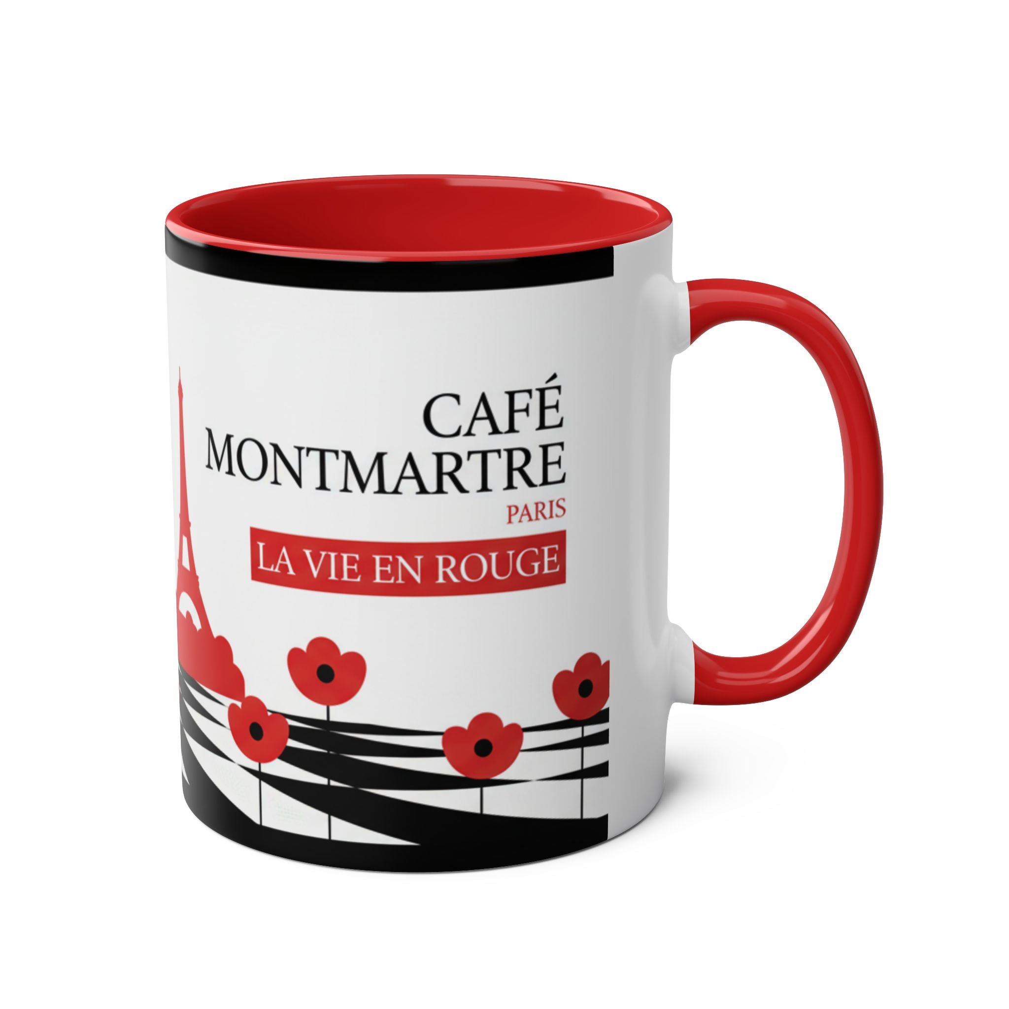 Two-Tone Coffee Mugs, 11oz