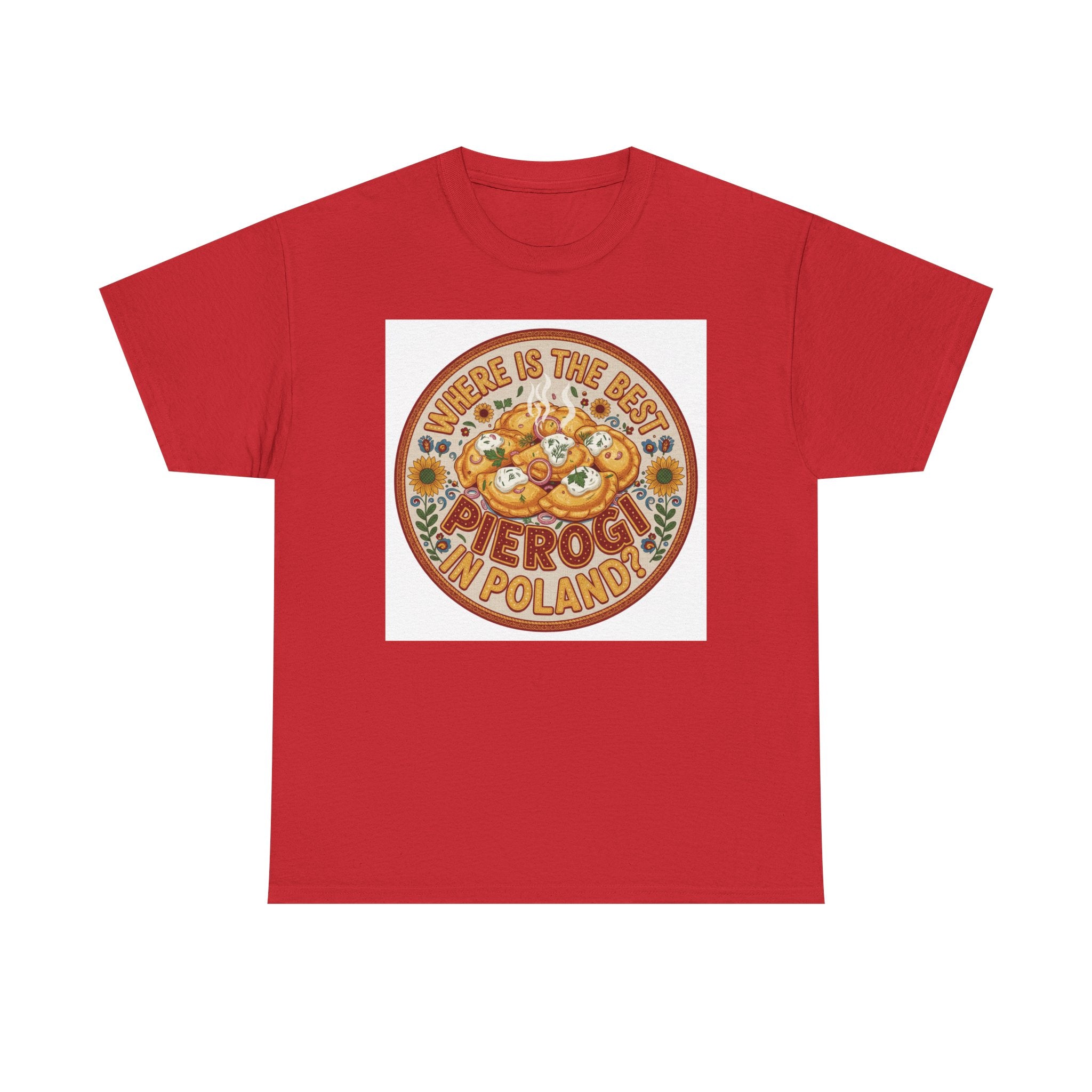 Pierogi Shirt - "Pierogi Are the Best in Poland" Retro Food Tee