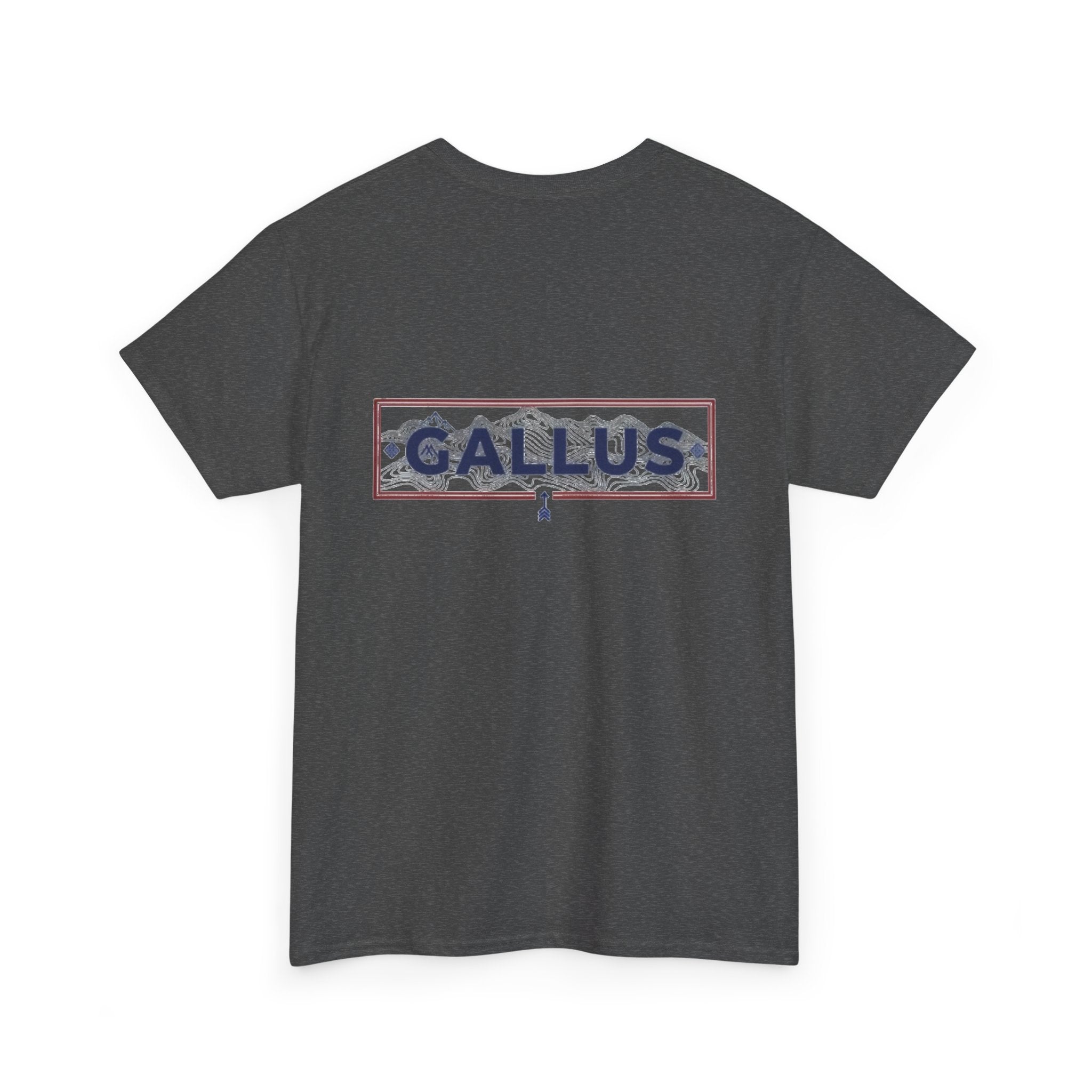 Gallus Logo T-Shirt — Minimal Retro Chest & Back Graphic Tee