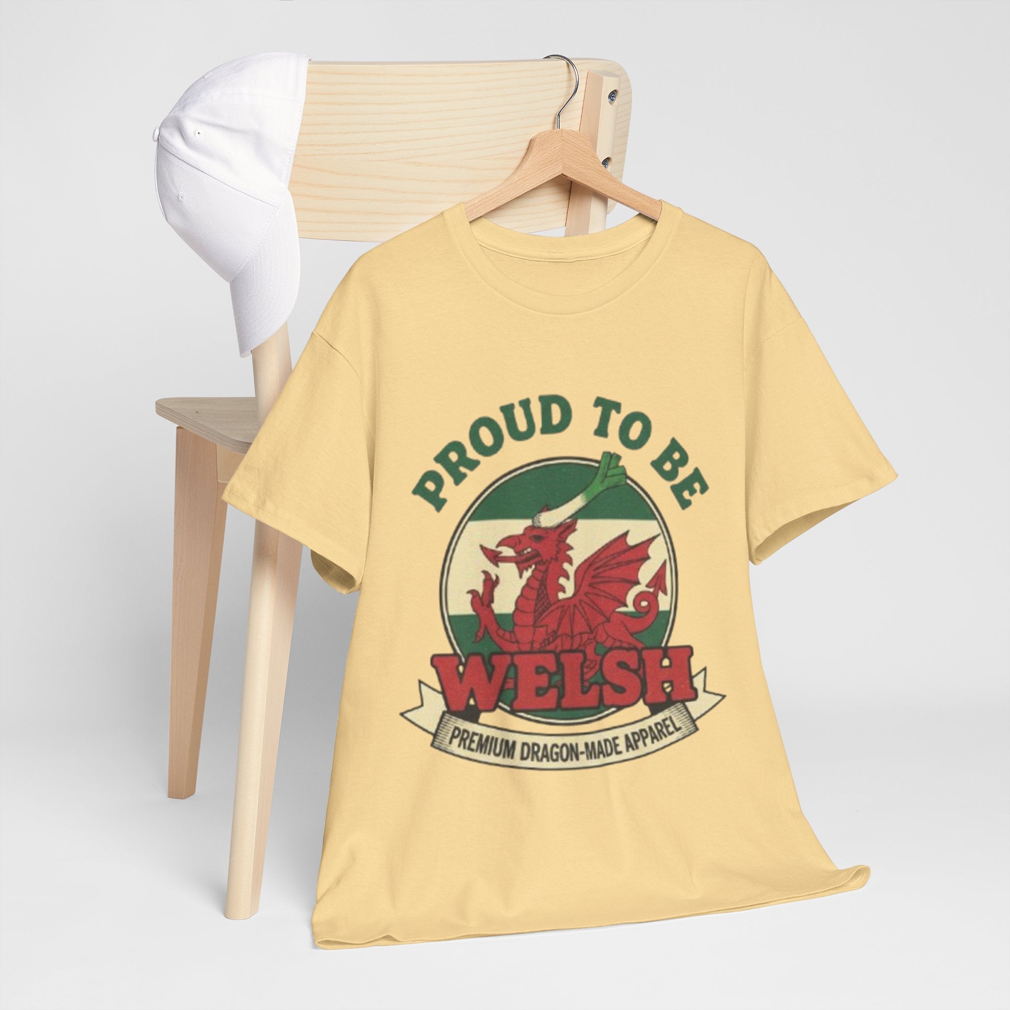 Proud to Be Welsh T-Shirt — Welsh Dragon Pride Tee