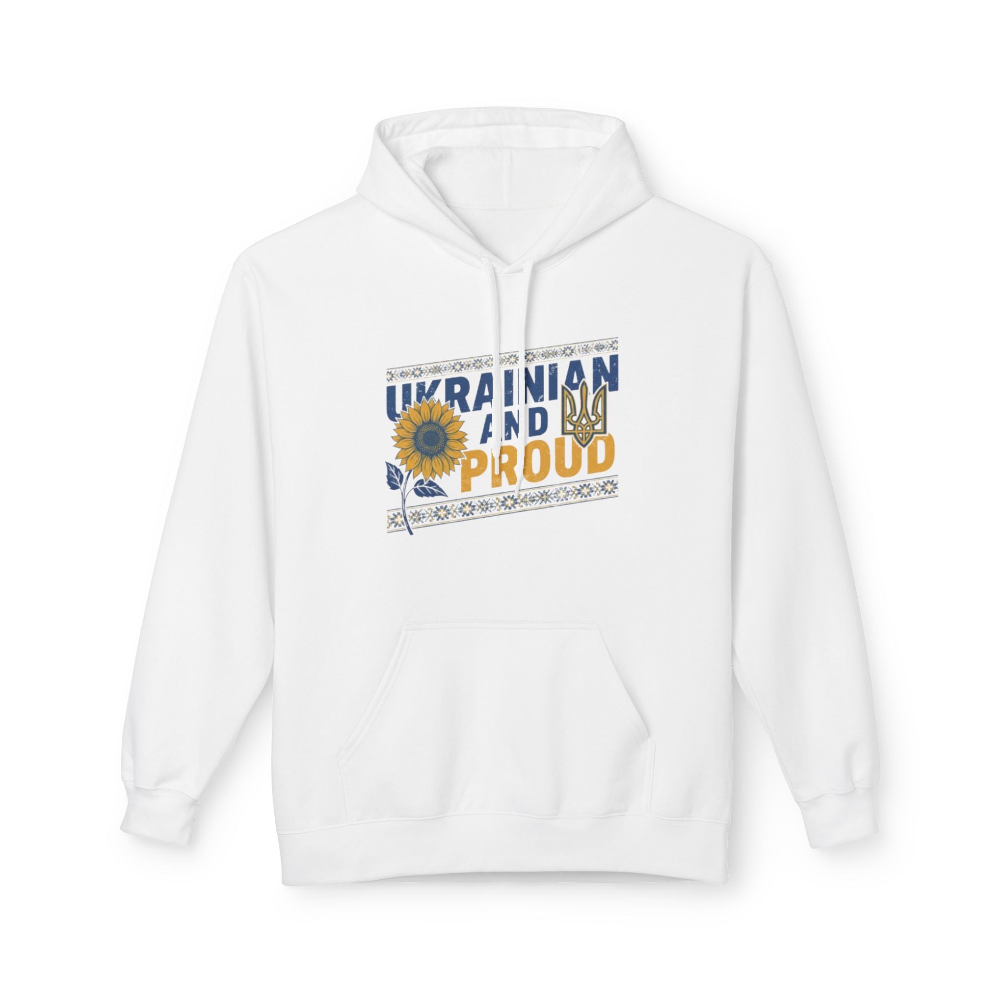 Ukrainian and Proud Hoodie — Sunflower National Pride Pullover