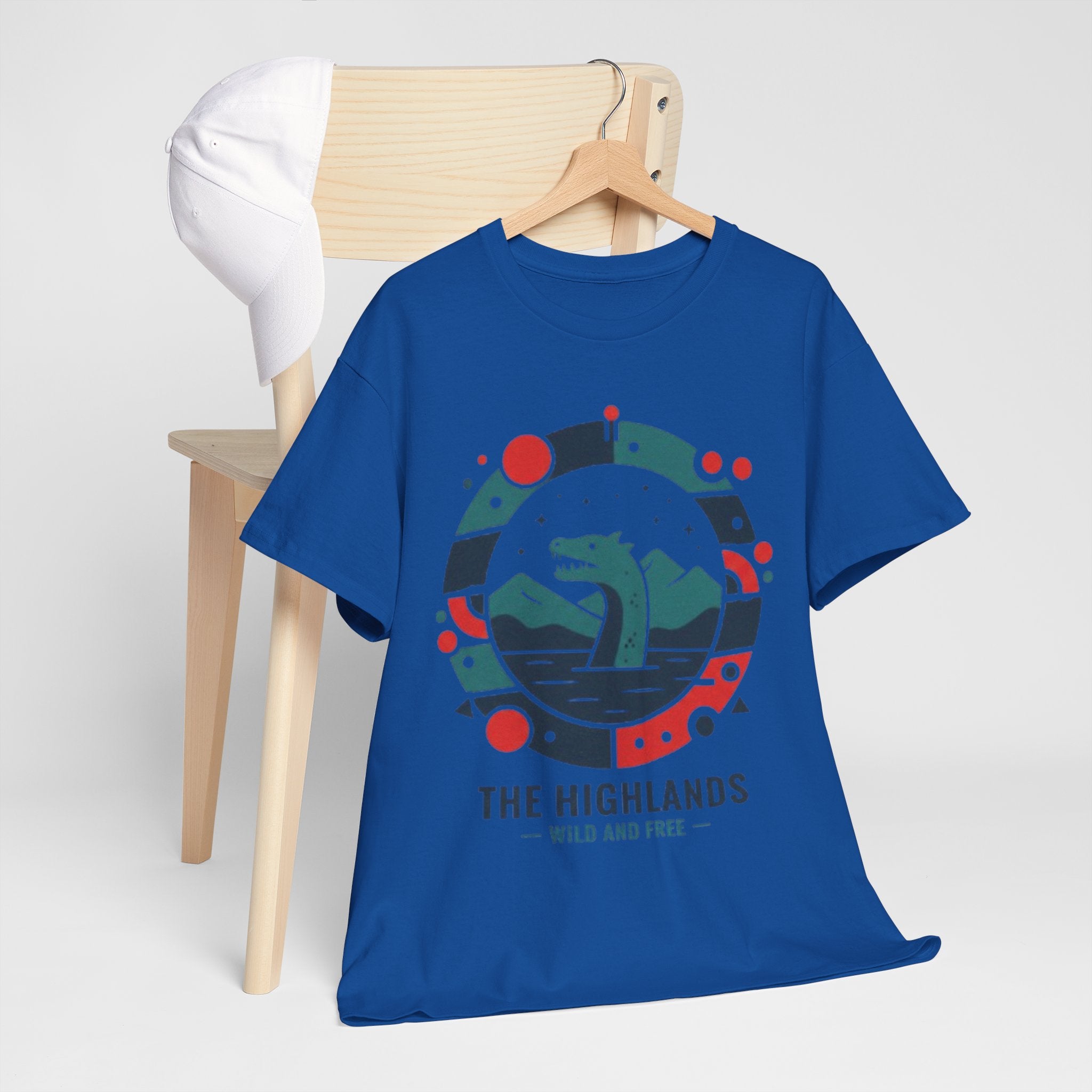 Highlands Waves Tee — "The Highlands: Wild and Free" Graphic T‑Shirt