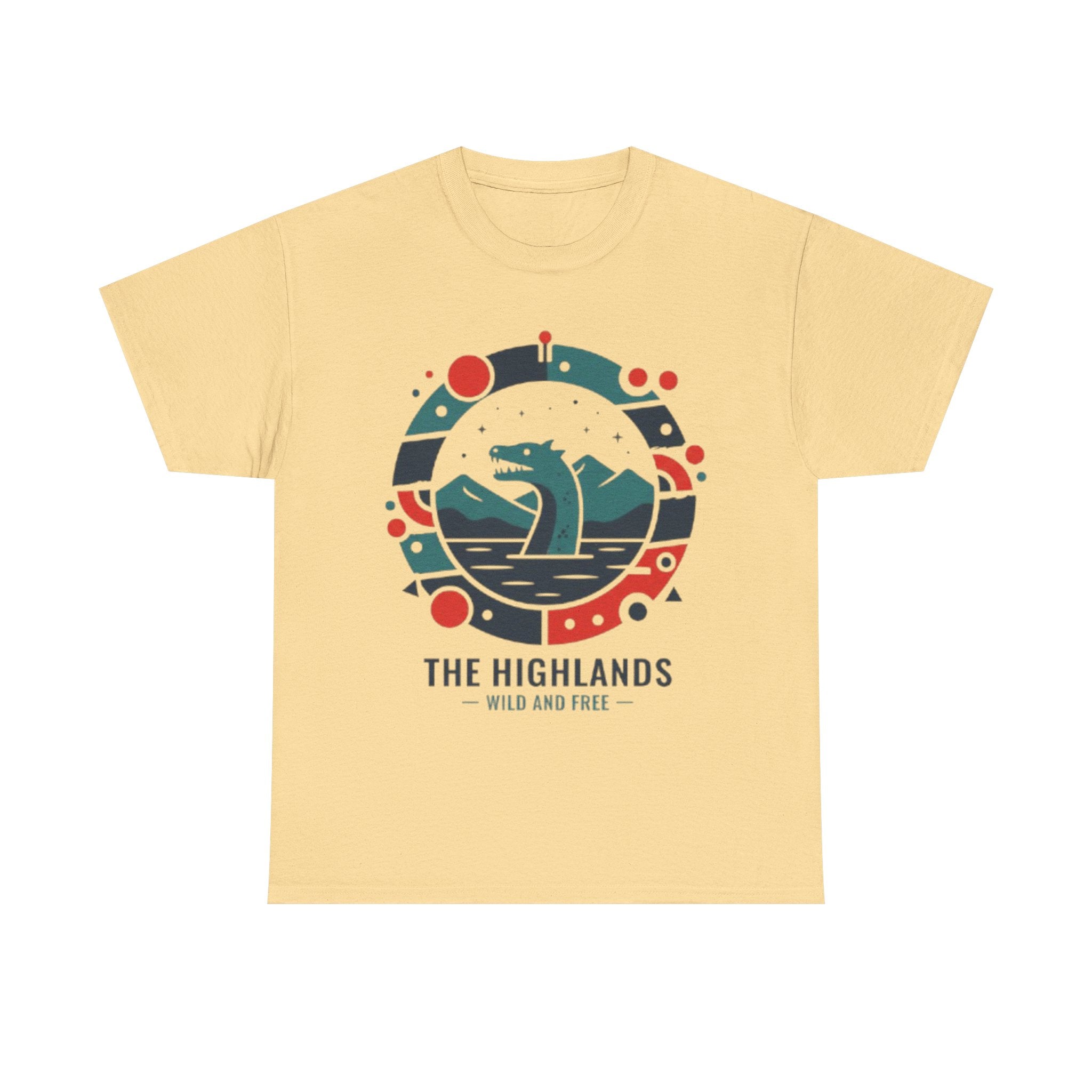 Highlands Waves Tee — "The Highlands: Wild and Free" Graphic T‑Shirt