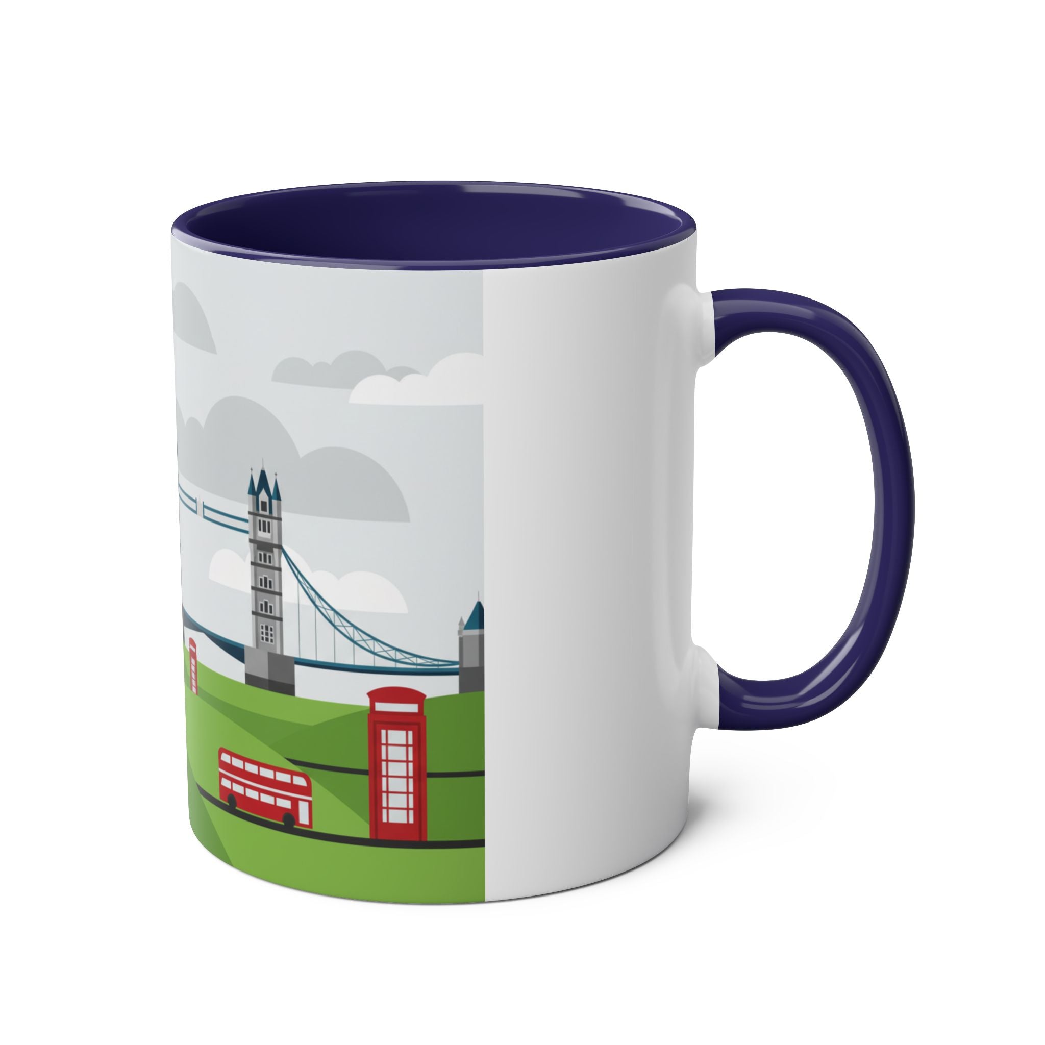 Two-Tone Coffee Mugs, 11oz