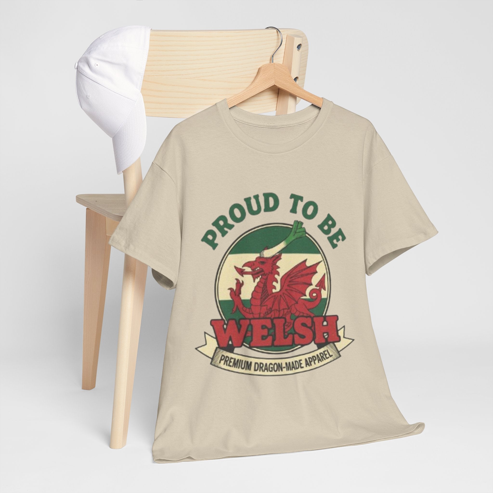Proud to Be Welsh T-Shirt — Welsh Dragon Pride Tee