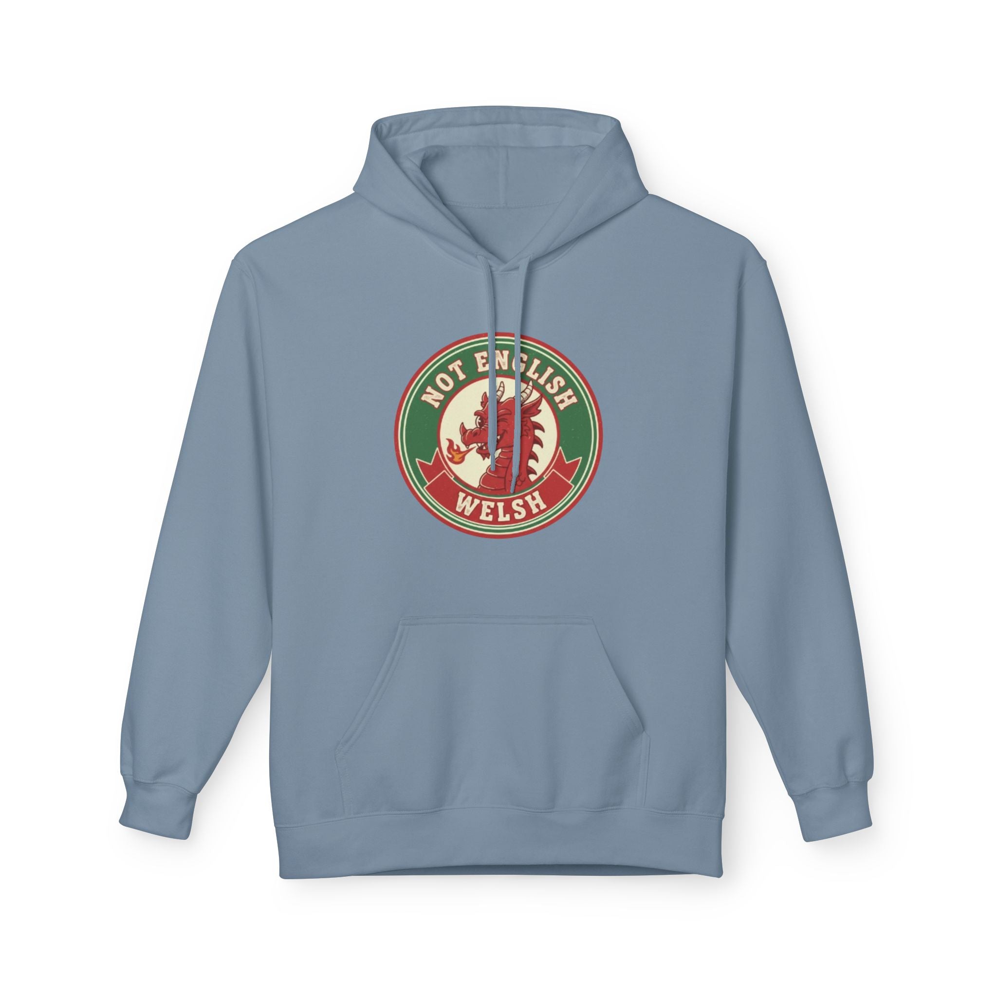Not English — Welsh Lion Hoodie