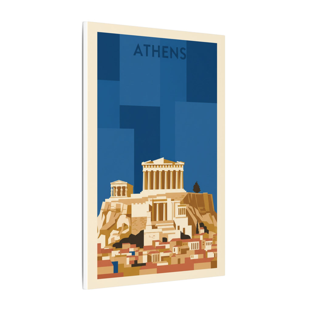 Acropolis Parthenon Matte Canvas Wall Art