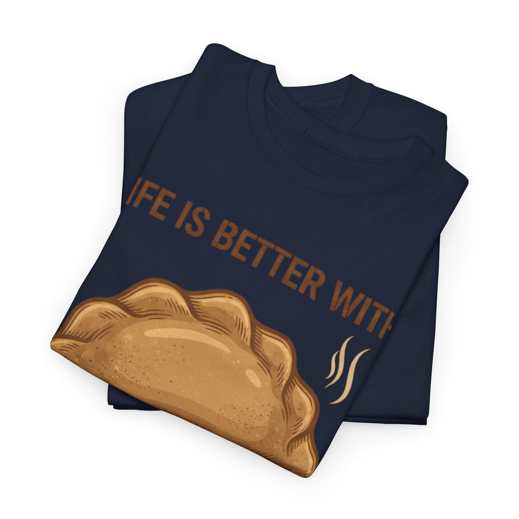 Pierogi T-Shirt — "Life Is Better With Pierogi" Funny Foodie Tee
