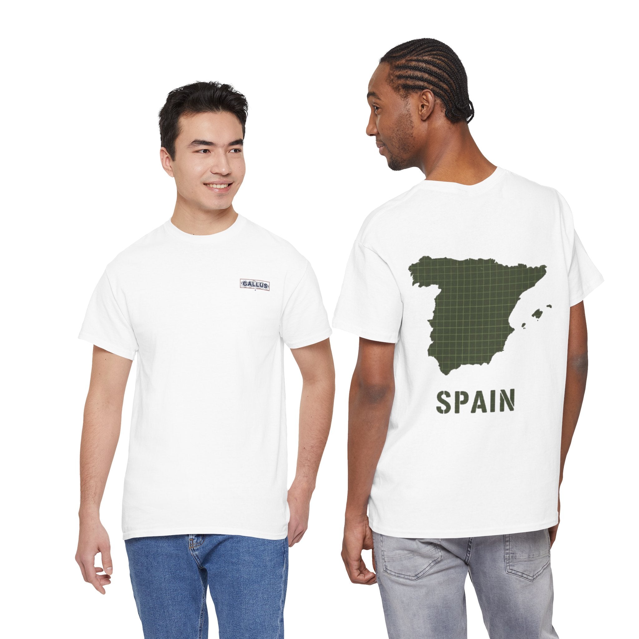 Spain Map Graphic Tee — Minimalist Travel T‑Shirt