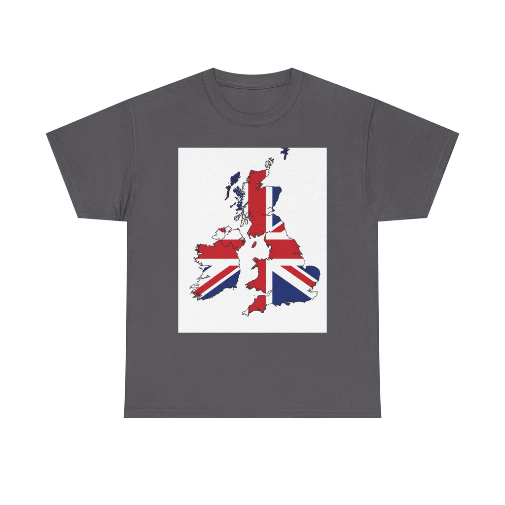 UK Map Flag T-Shirt — British Union Jack Graphic Tee