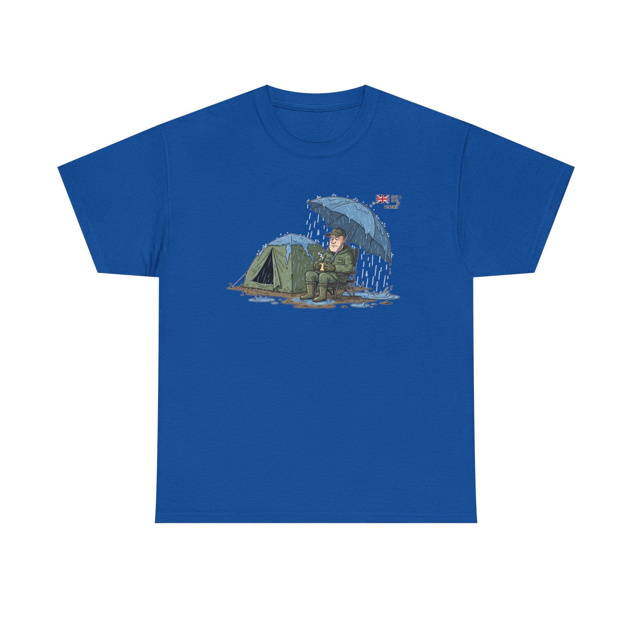 Retro Mountain Camper Graphic T-Shirt — Vintage Van Life Adventure Tee