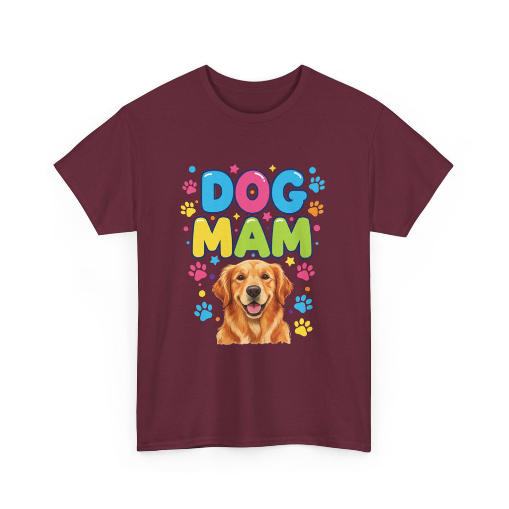 Dog Mam T-Shirt — Cute Colorful "Dog Mam" Graphic Tee for Dog Lovers