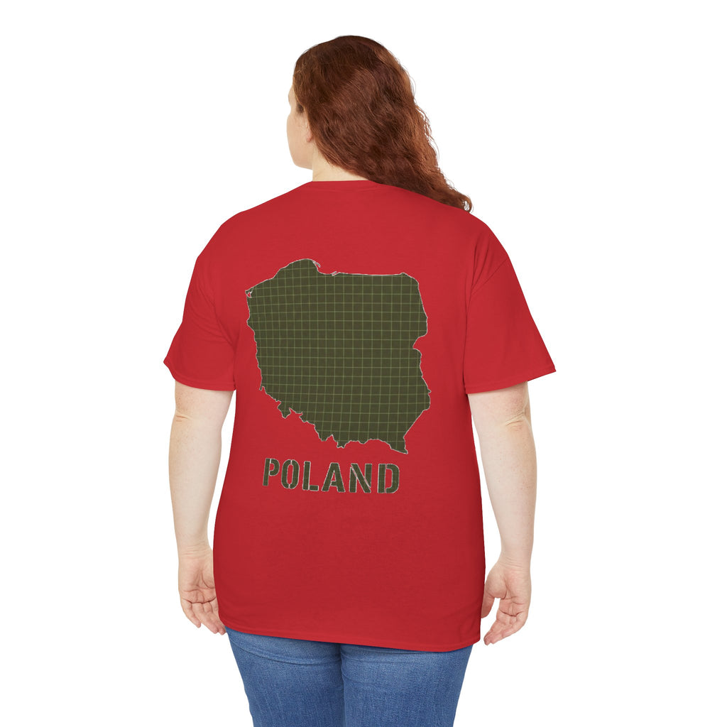 Poland Map T-Shirt — Gallus Logo Military-Style Polish Pride Tee
