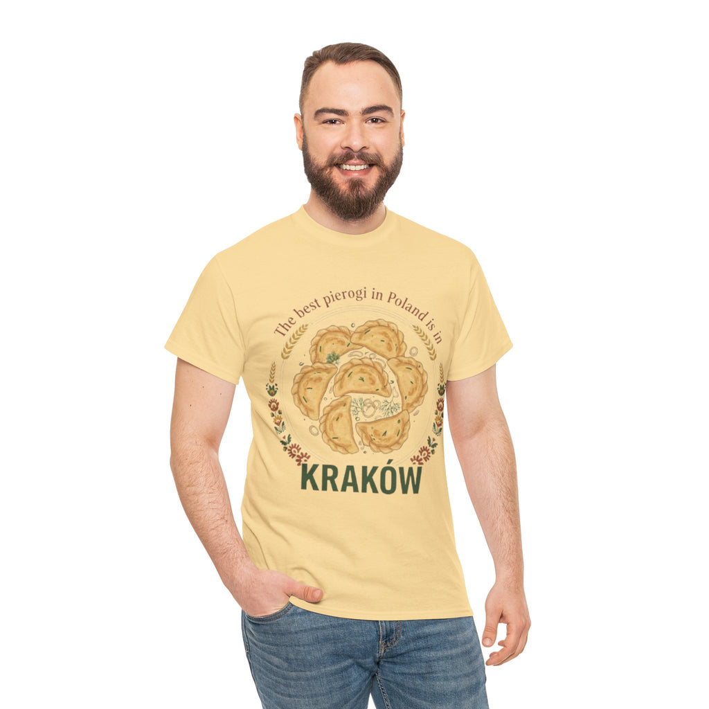 Kraków Pierogi T-Shirt — "The best pierogi in Poland is in Kraków" Shirt