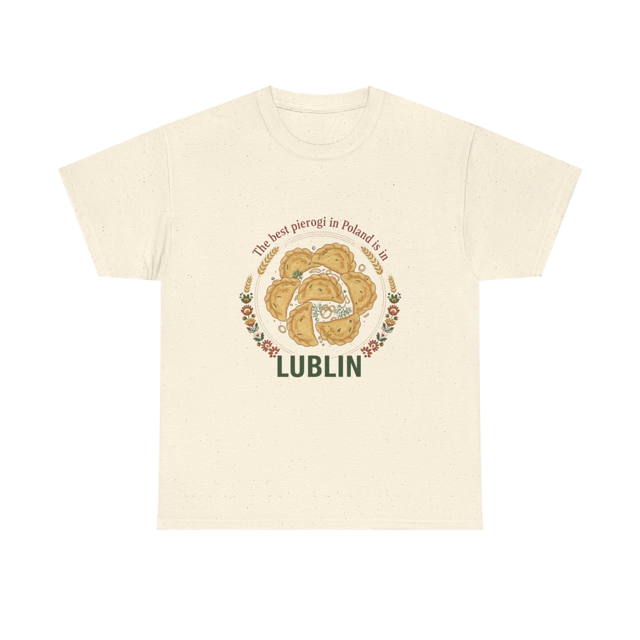 Lublin Pierogi Tee — "The best pierogi in Poland is here" Casual Polish Food T‑Shirt