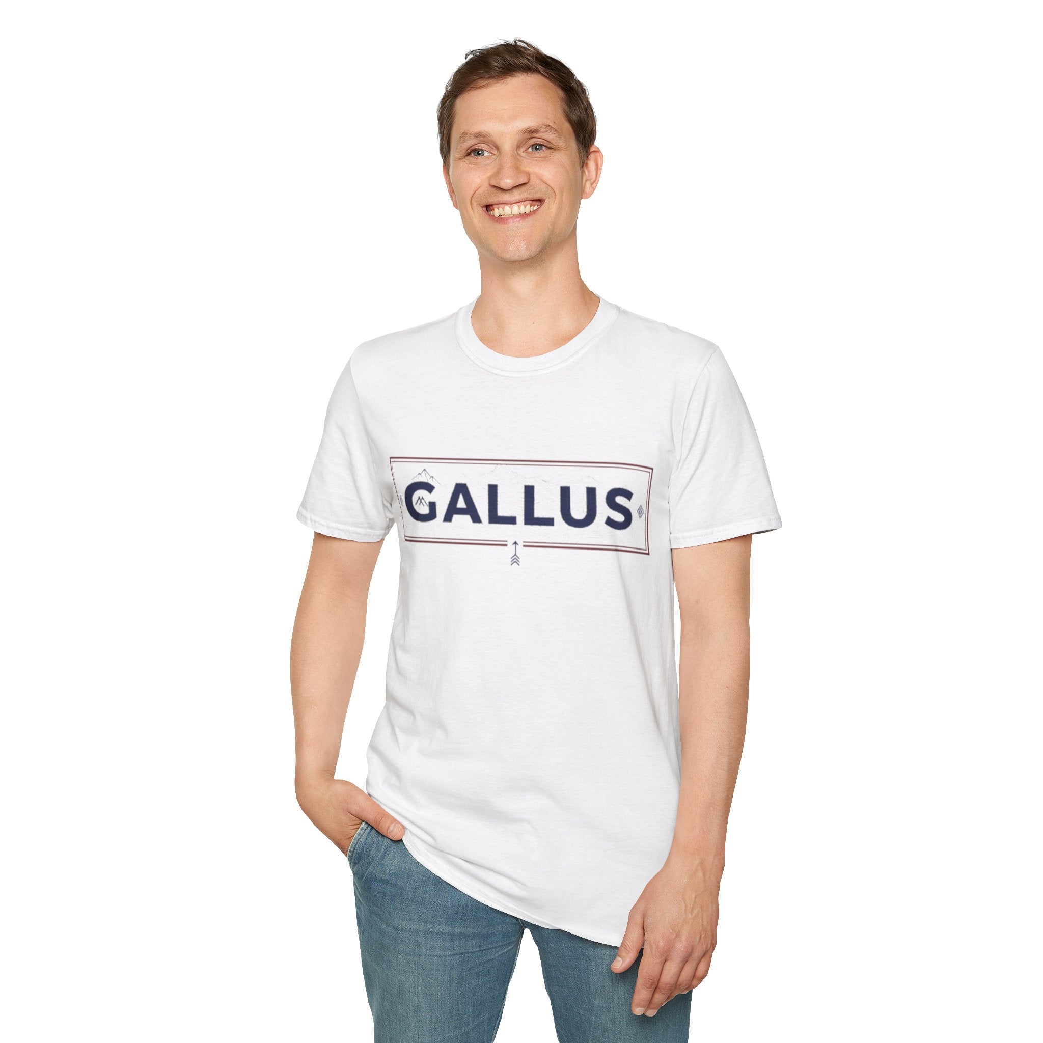 Gallus Street Sign T-Shirt — Vintage Road-Style Graphic Tee