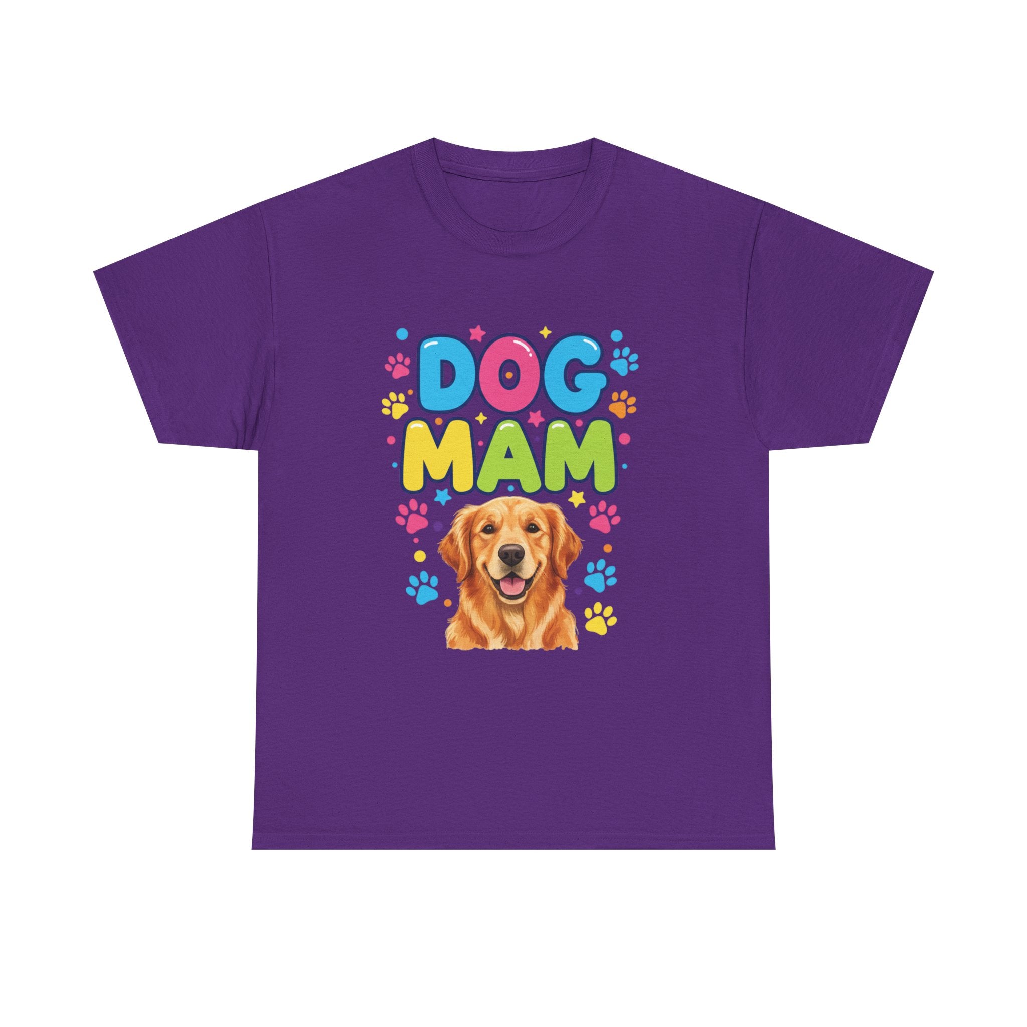 Dog Mam T-Shirt — Cute Colorful "Dog Mam" Graphic Tee for Dog Lovers