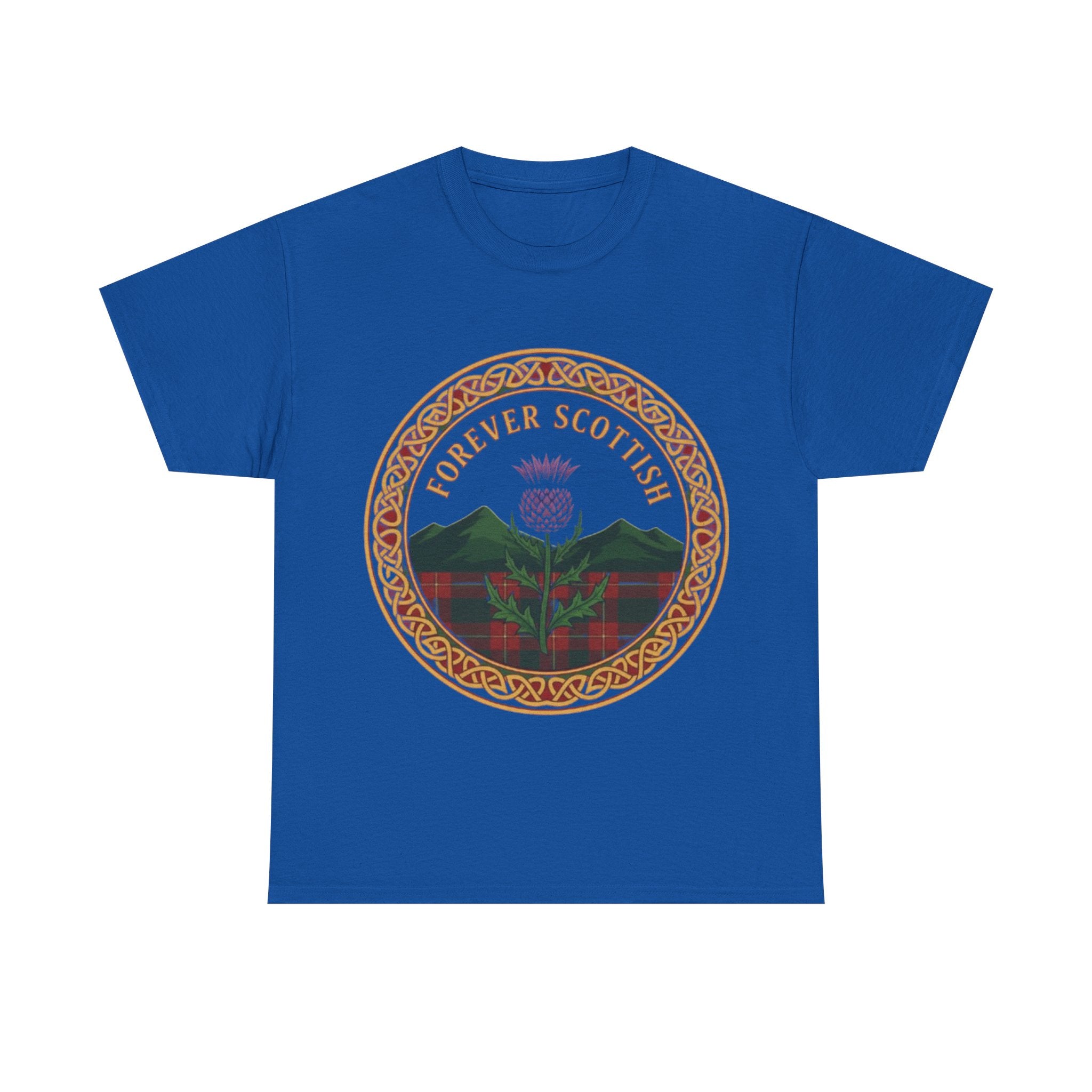 Scottish Thistle T‑Shirt - "Forever Scottish" Crest Tee