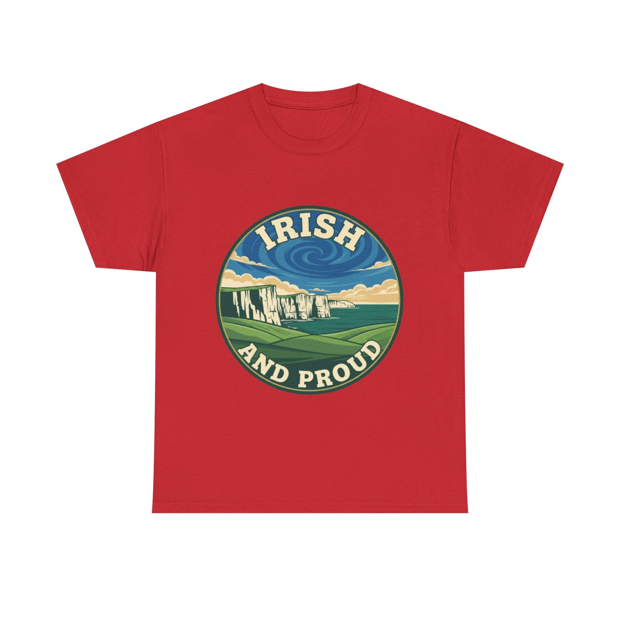 Irish and Proud T-Shirt — Scenic Cliffs Vintage St. Patrick’s Day Tee