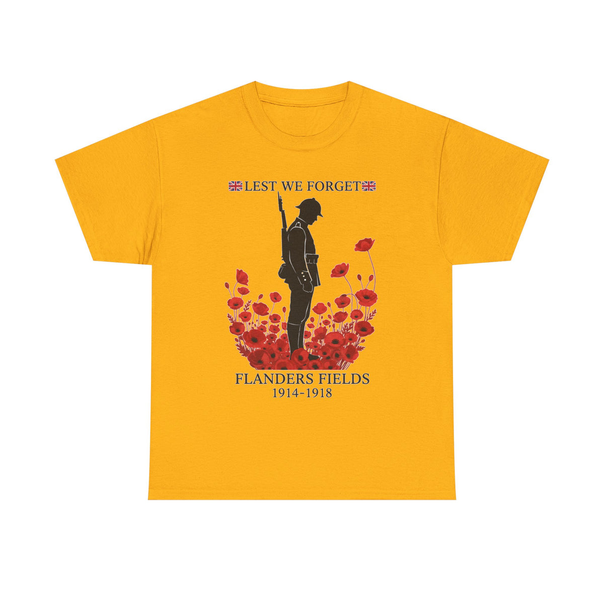 Flanders Fields 1914–1918 T-Shirt — WW1 Remembrance Tee — product image 5
