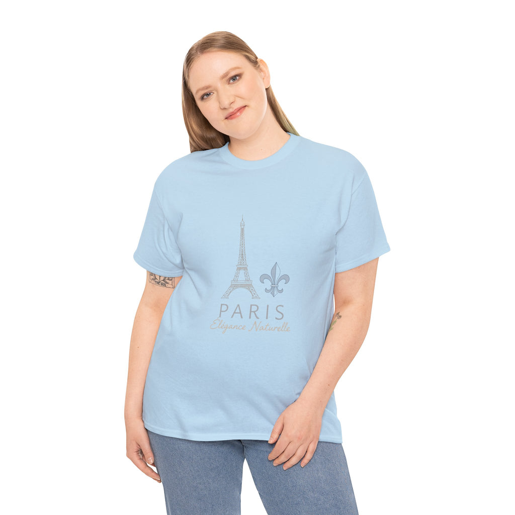 Paris Eiffel Tower Tee – 'Paris Élégance Naturelle' Graphic T-Shirt
