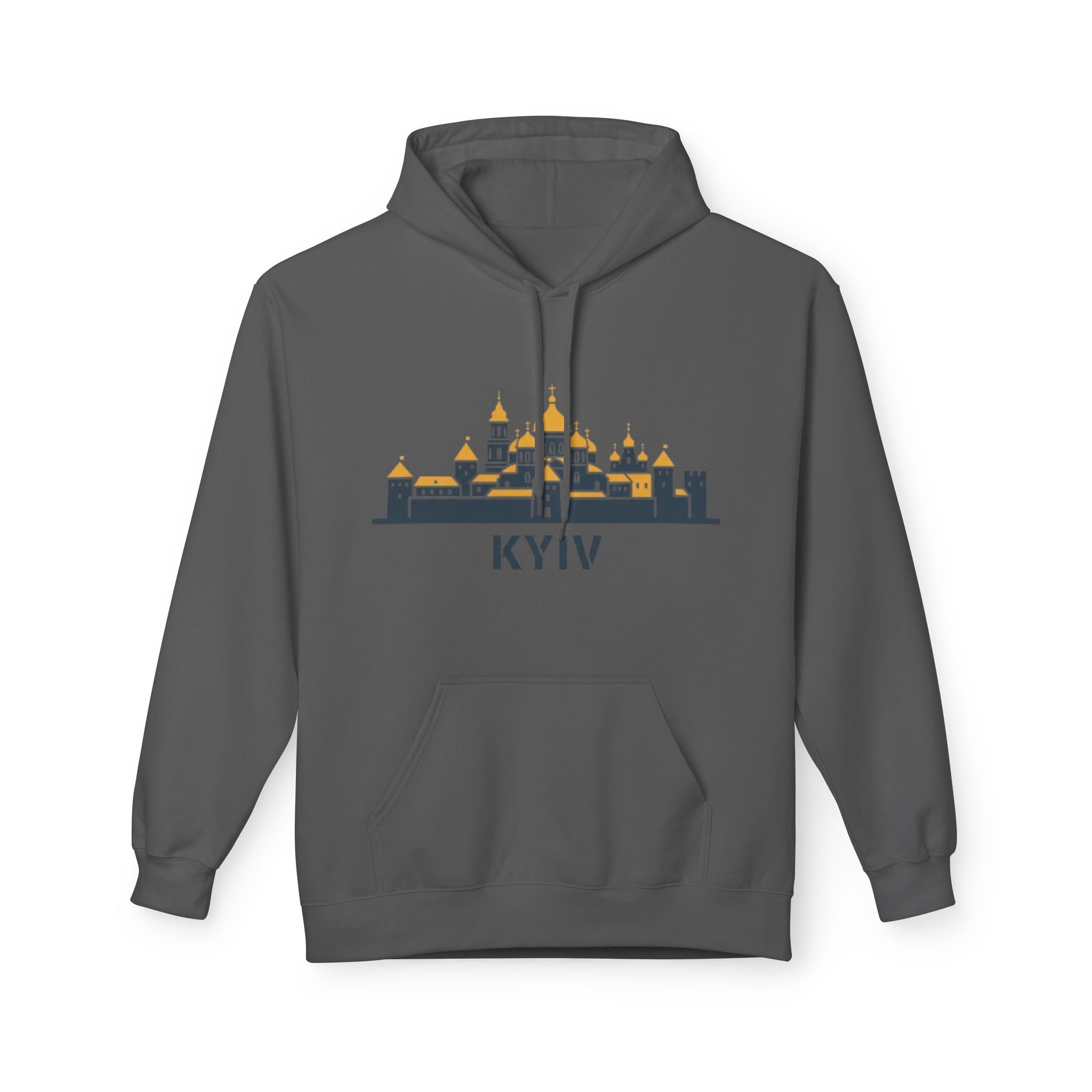 Kyiv Skyline Hoodie — Minimal Cityscape Ukraine Pride Sweatshirt