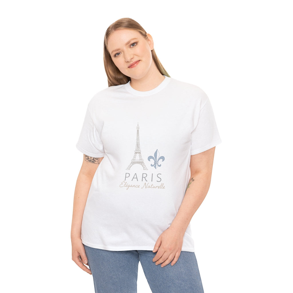 Paris Eiffel Tower Tee – 'Paris Élégance Naturelle' Graphic T-Shirt