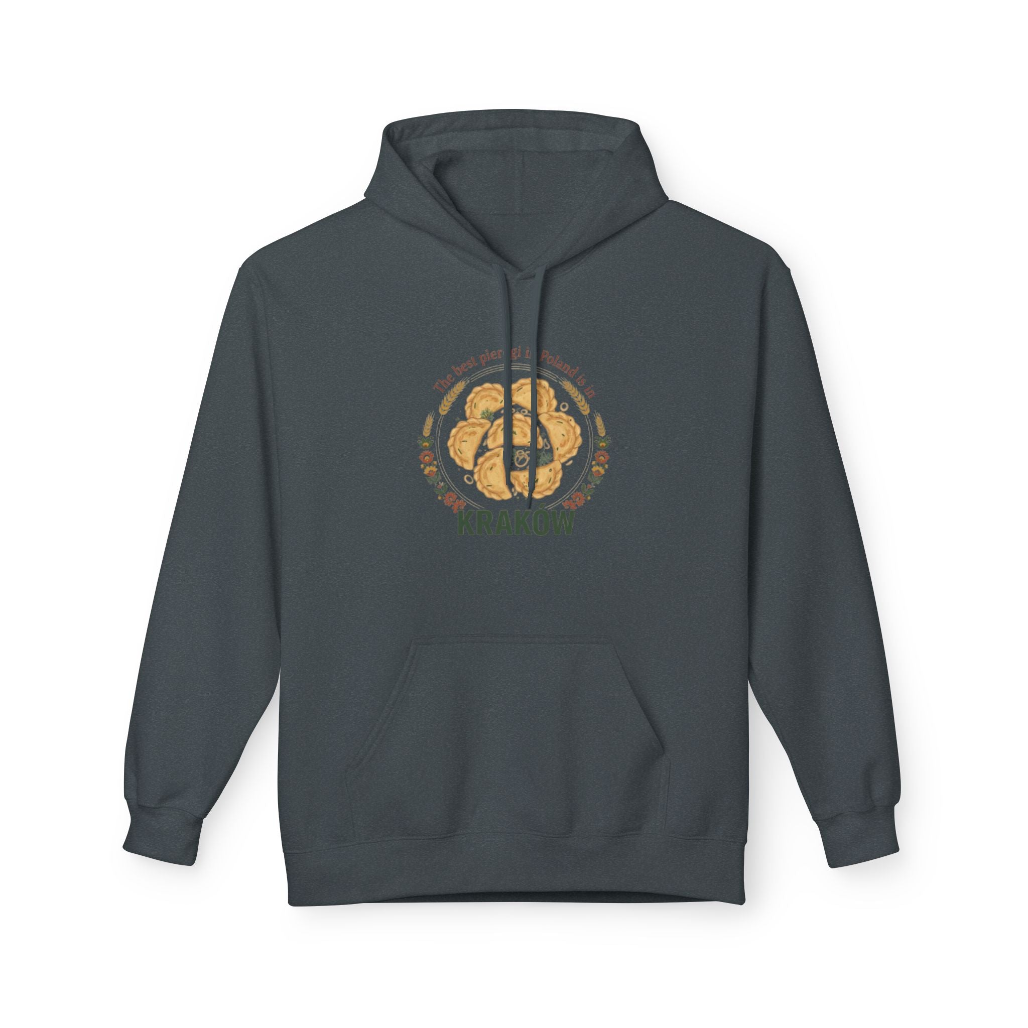Kraków Gingerbread Circle Hoodie – Polish Travel Souvenir Sweatshirt
