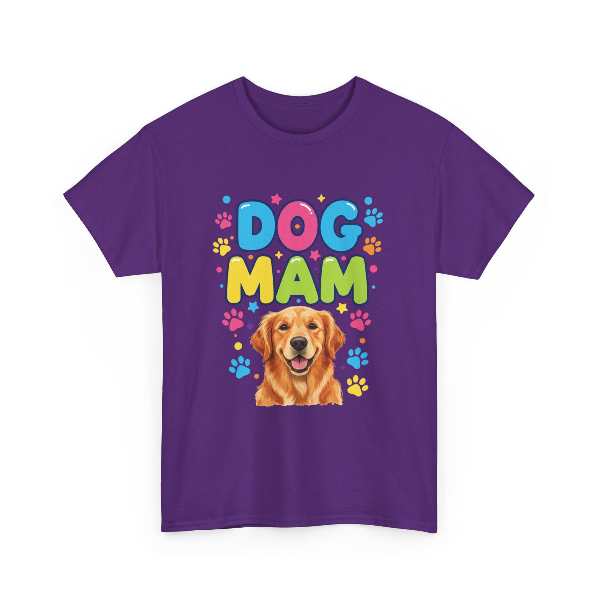 Dog Mam T-Shirt — Cute Colorful "Dog Mam" Graphic Tee for Dog Lovers