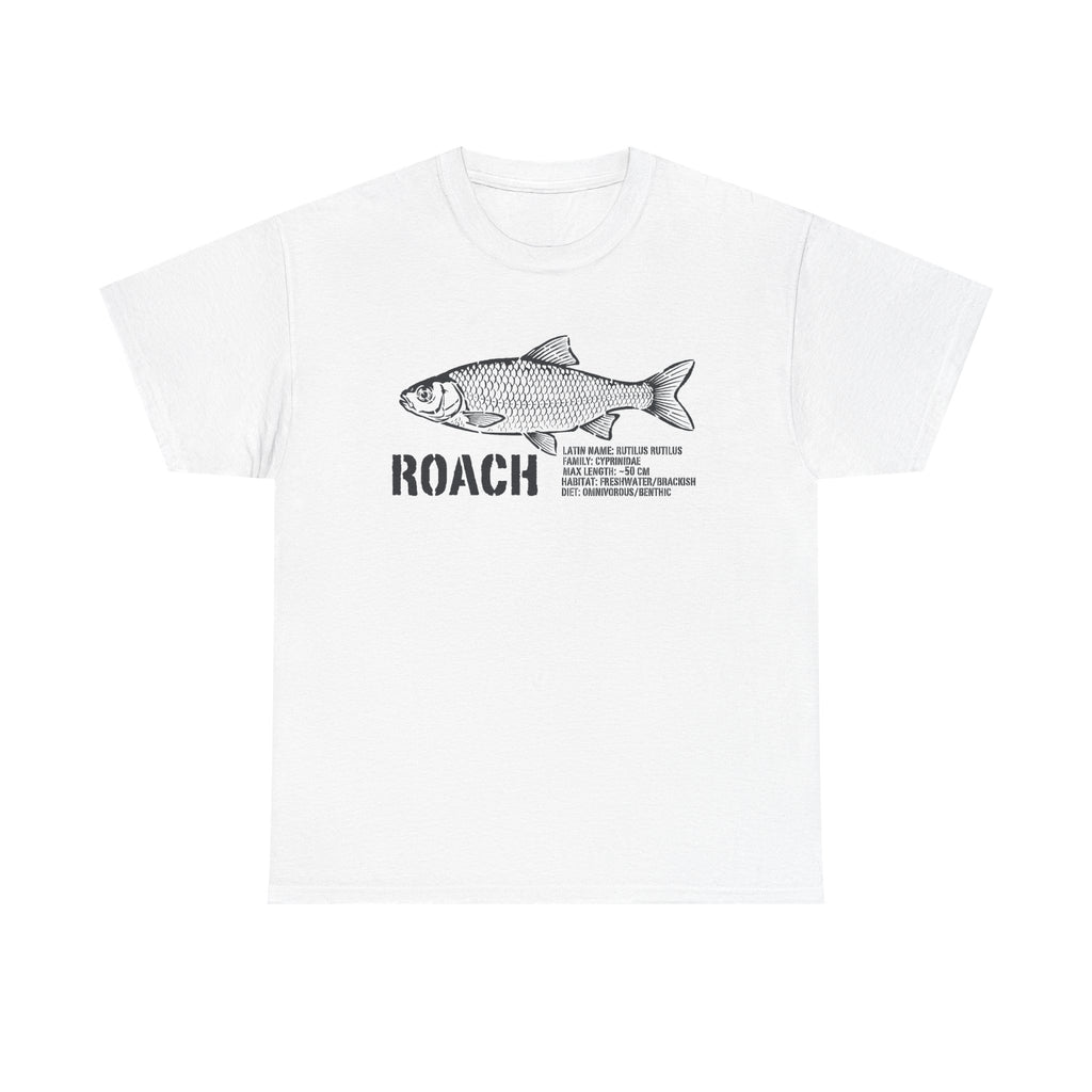 Roach Fish Sketch Tee — Vintage Angler Graphic T-Shirt