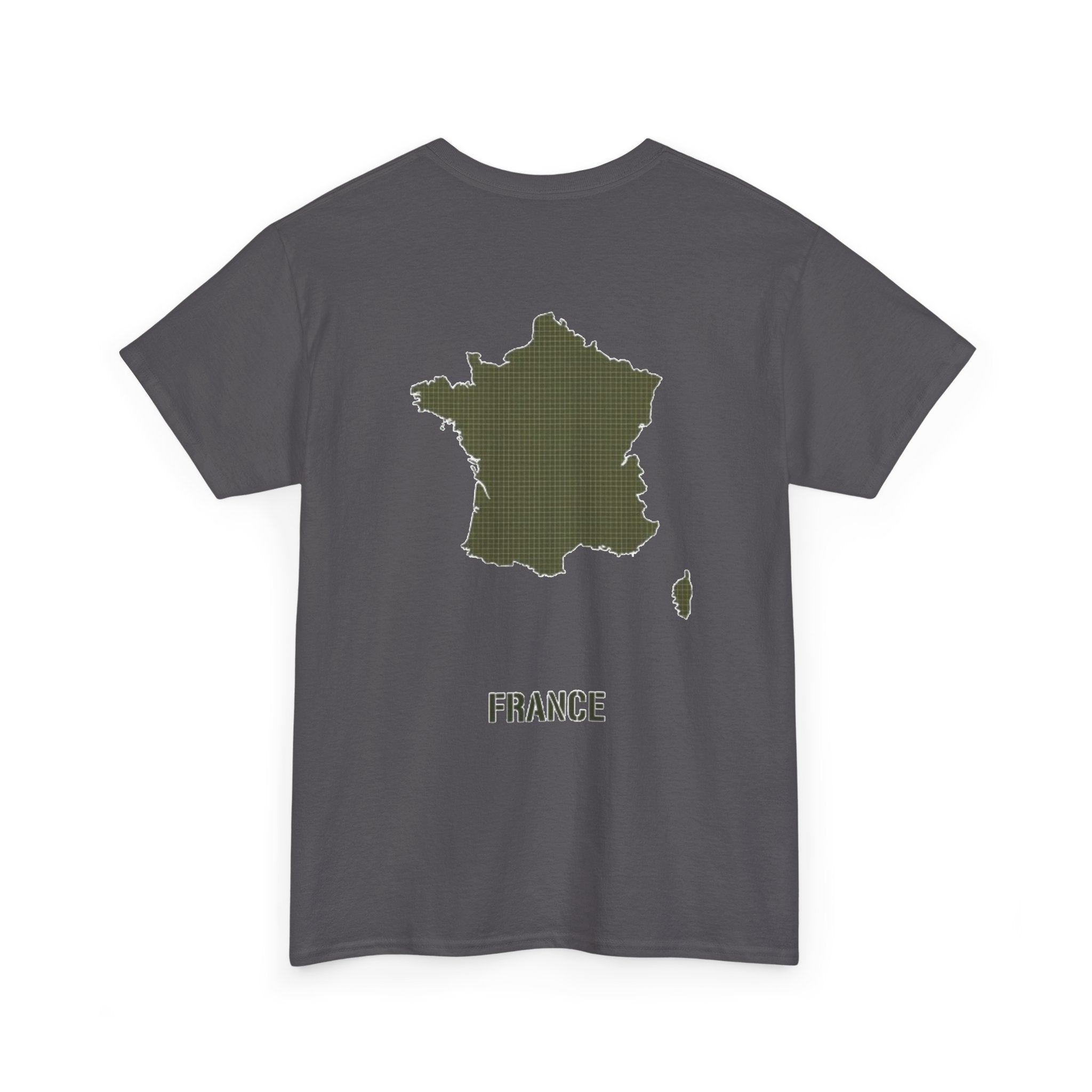 France Map Tee with "GALLUS" Chest Logo