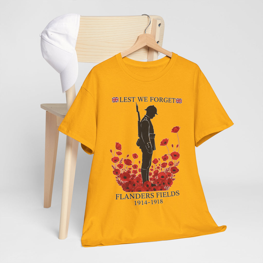 Flanders 1914–1918 T-Shirt — Great War Heritage Graphic