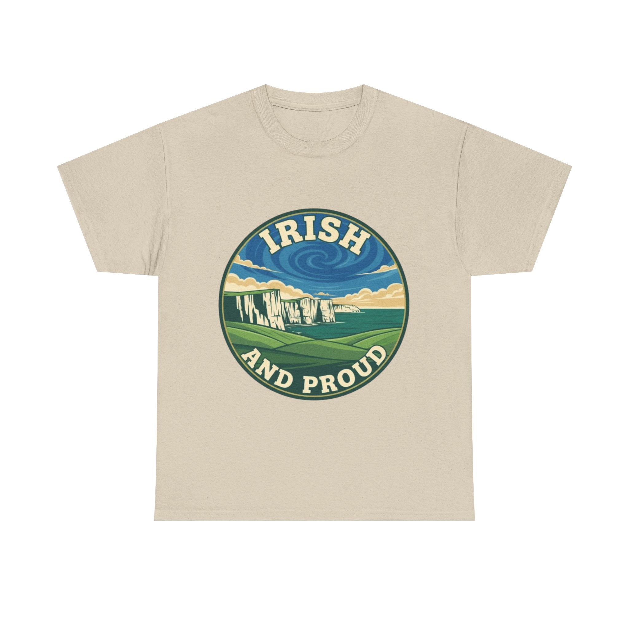 Irish and Proud T-Shirt — Scenic Cliffs Vintage St. Patrick’s Day Tee