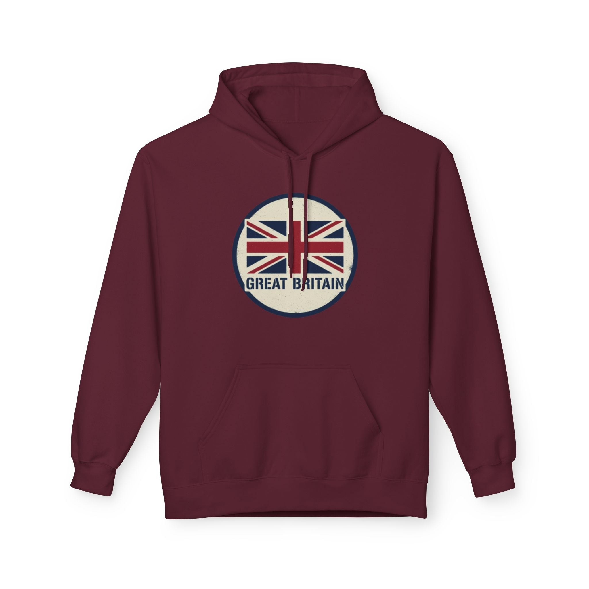Great Britain Union Jack Hoodie — Vintage British Flag Pullover