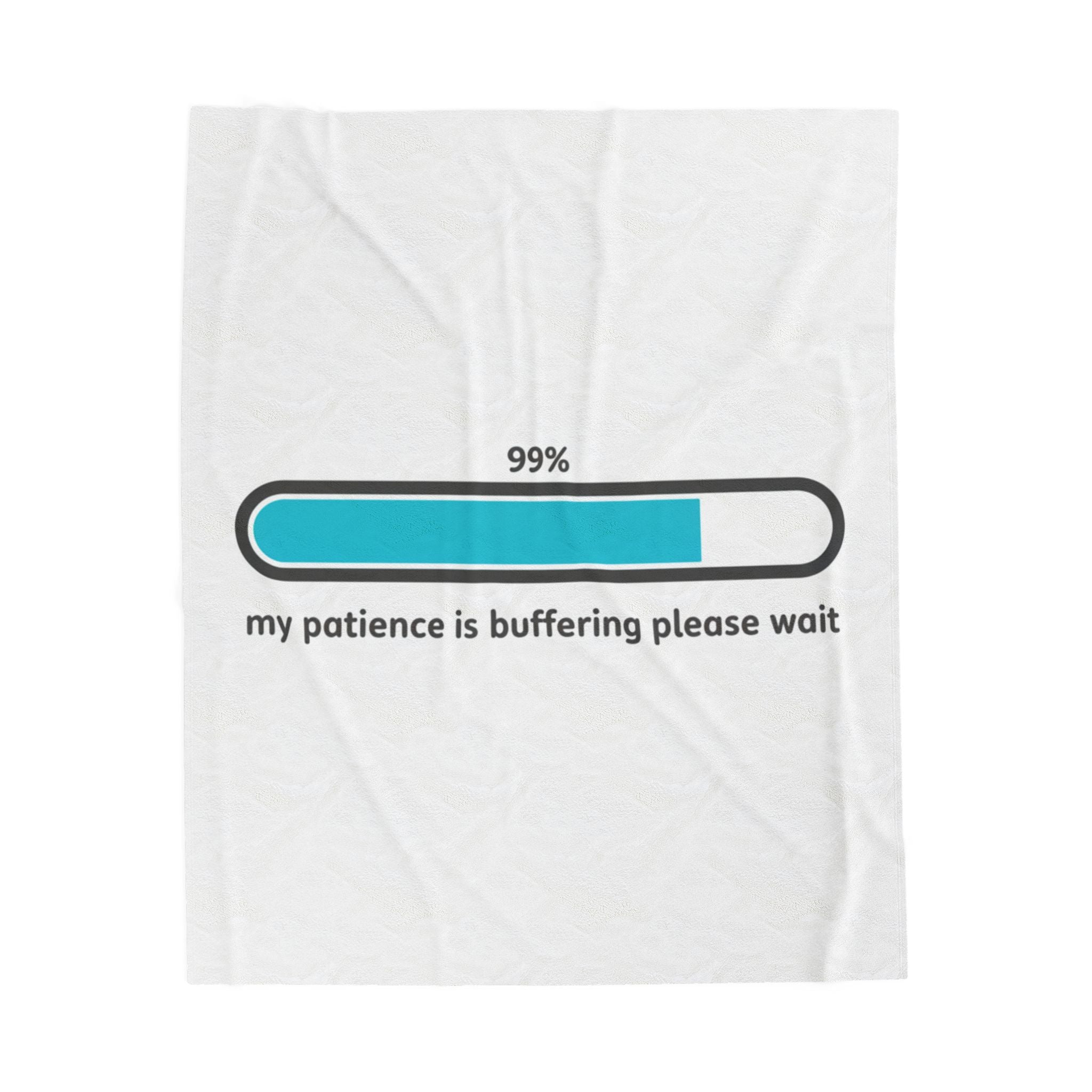 my patience is buffering plush blanket | sarcastic gratitude, thankful but tired
