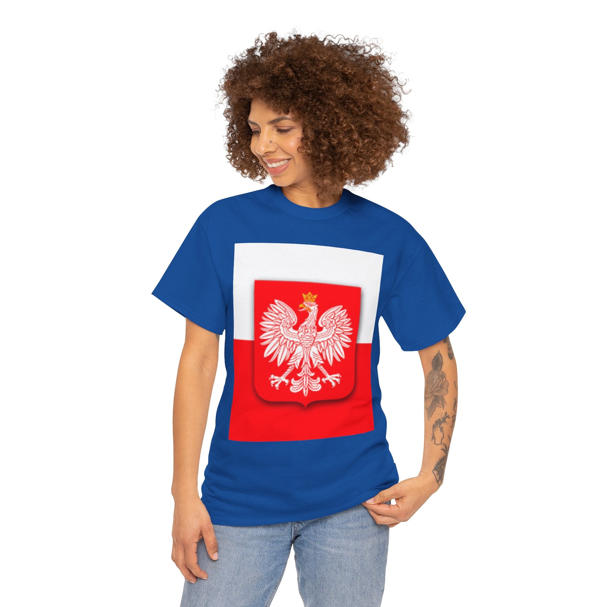 Polish White Eagle T-Shirt — Polska Coat of Arms Tee