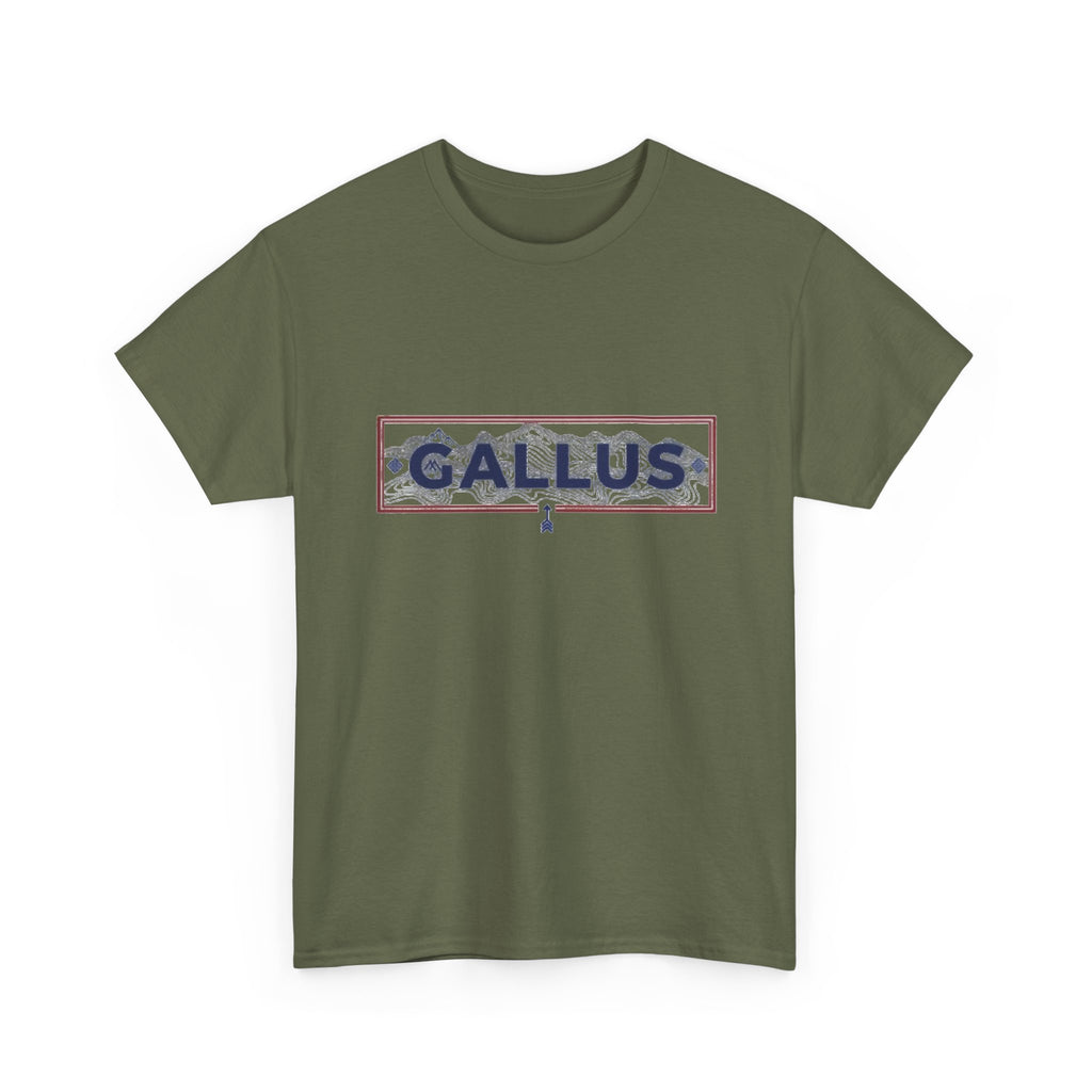 France Map Tee with "GALLUS" Chest Logo
