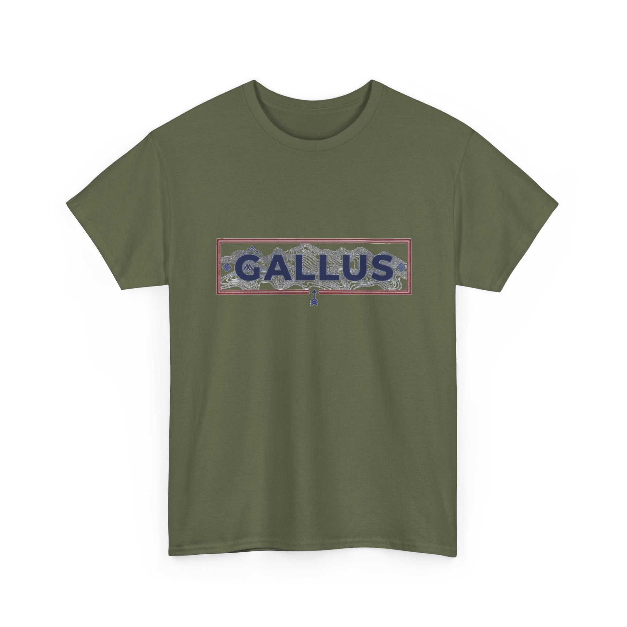 France Map Tee with "GALLUS" Chest Logo