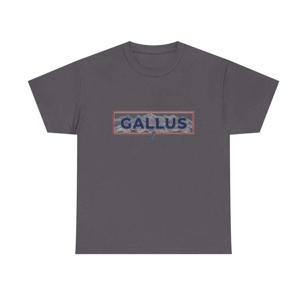 Gallus Spain Map T‑Shirt — Vintage Grid Spain Map Tee