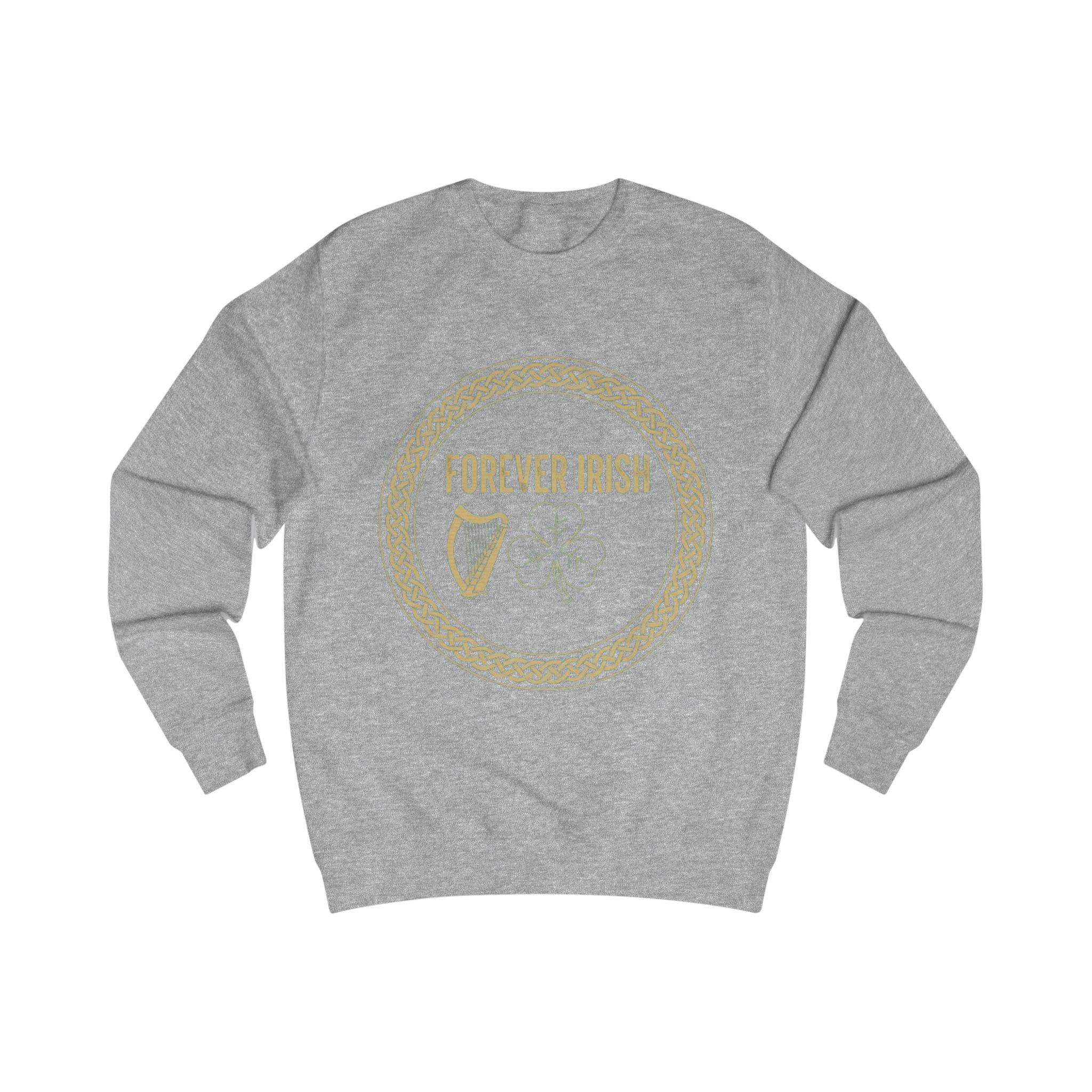 Forever Irish Sweatshirt — Celtic Harp & Shamrock St. Patrick’s Day Pullover
