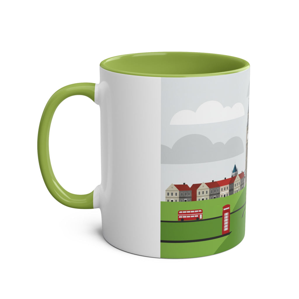 Two-Tone Coffee Mugs, 11oz