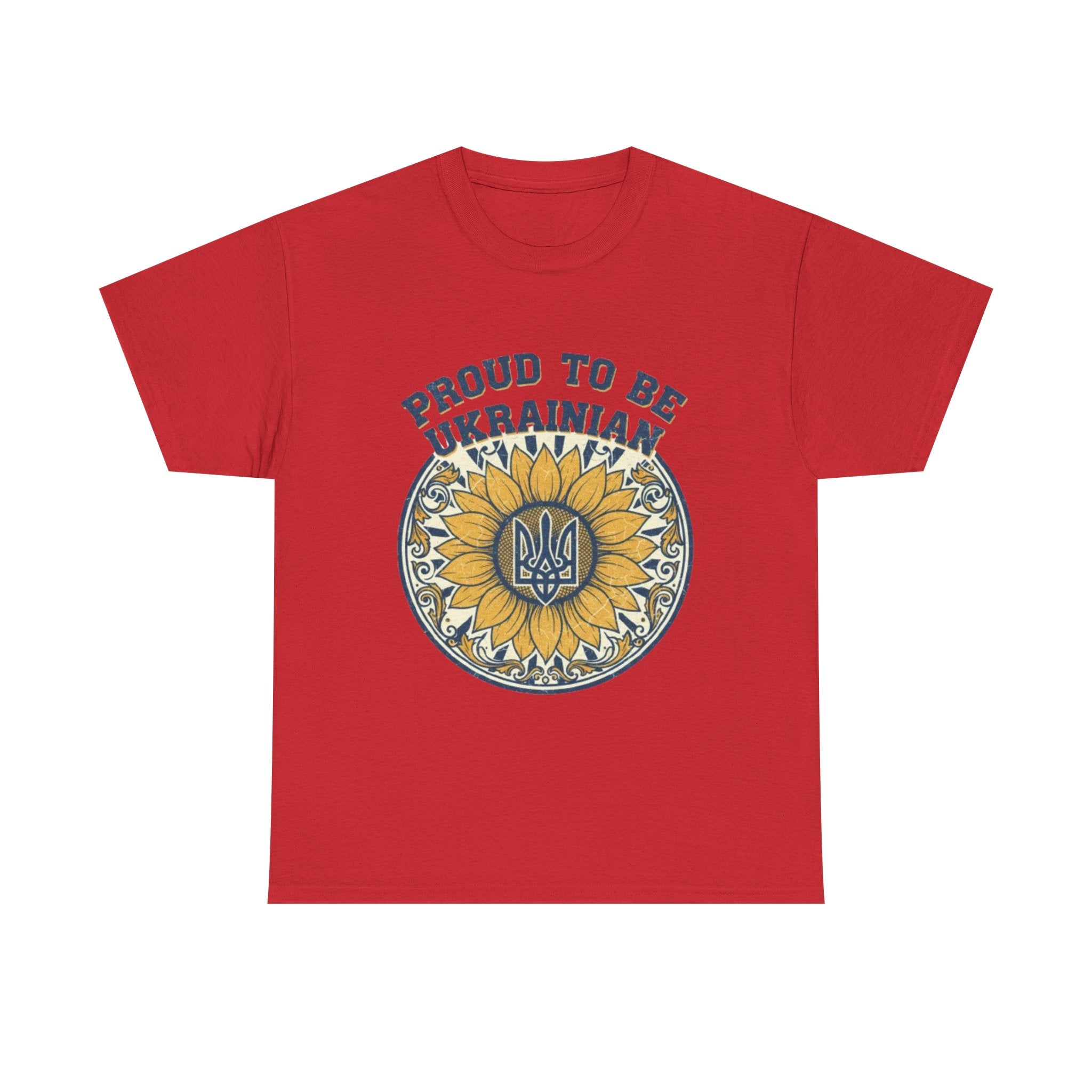 Proud to Be Ukrainian Sunflower T-Shirt