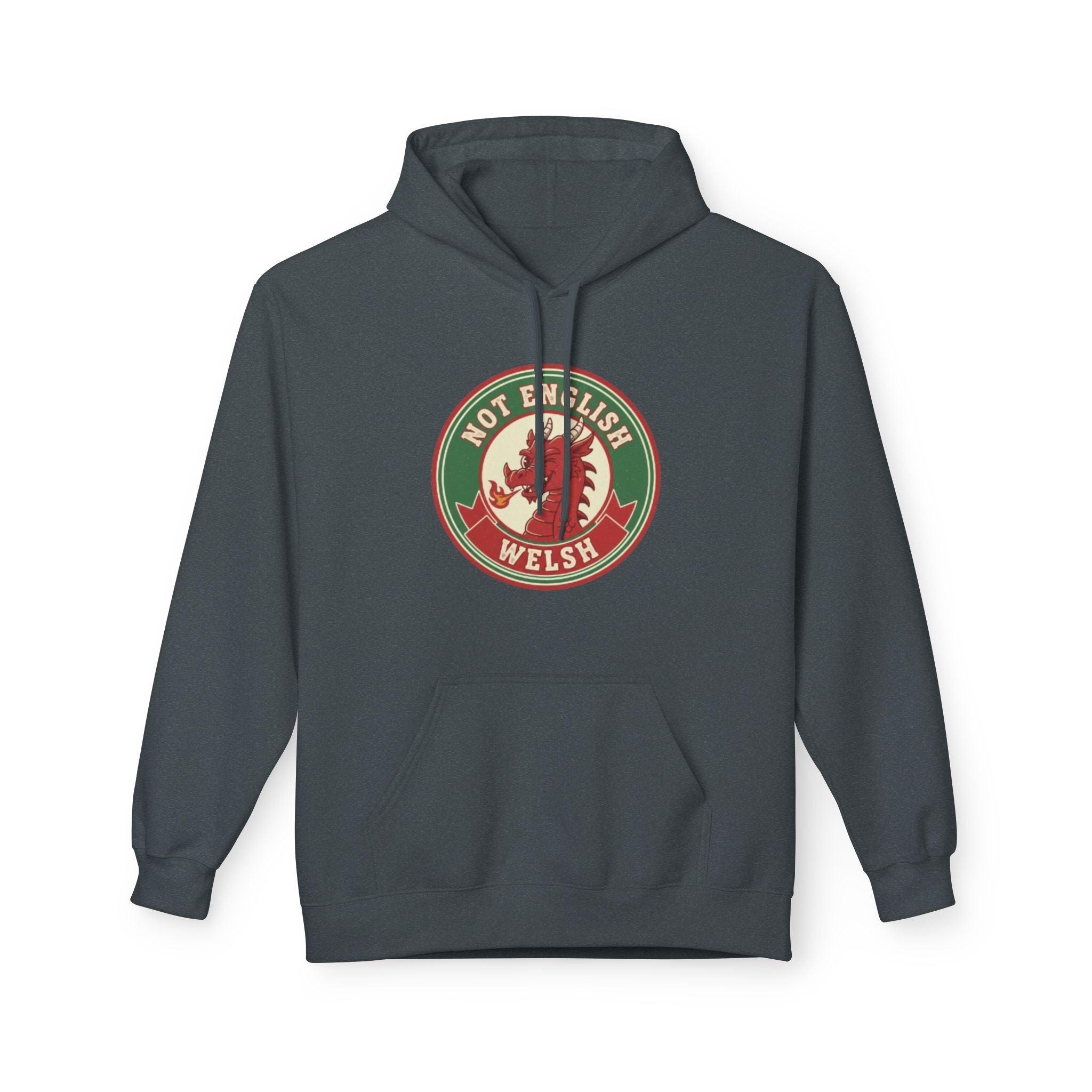 Not English — Welsh Lion Hoodie