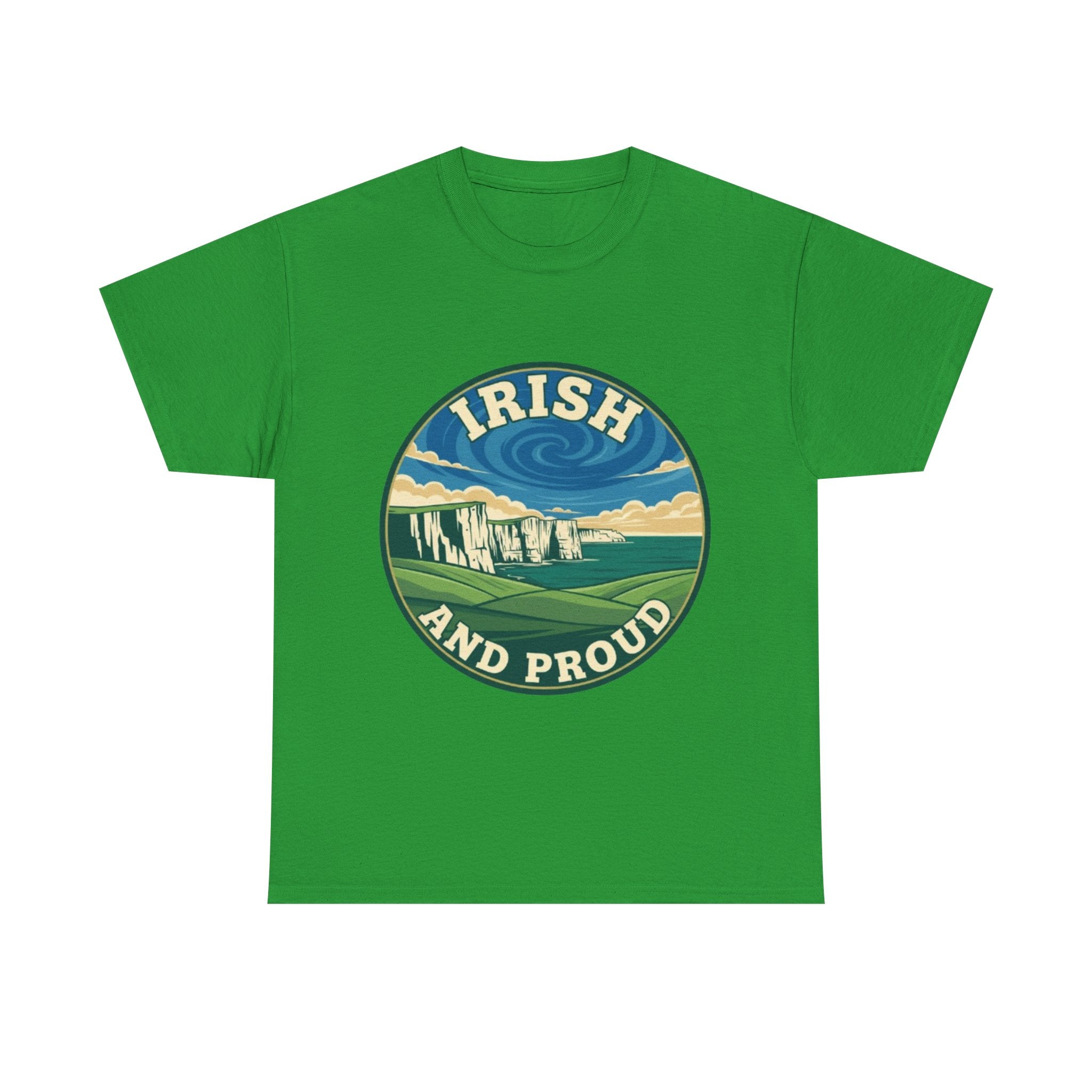 Irish and Proud T-Shirt — Scenic Cliffs Vintage St. Patrick’s Day Tee