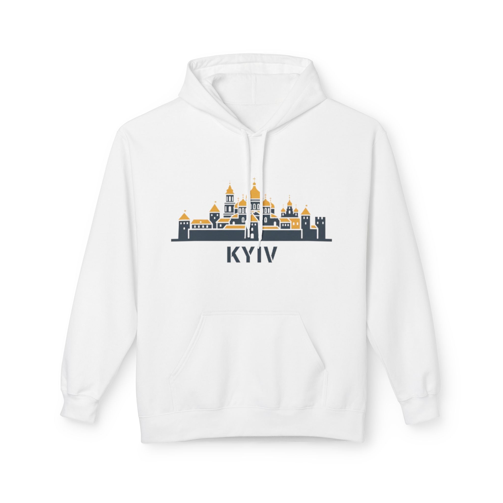 Kyiv Skyline Hoodie — Minimal Cityscape Ukraine Pride Sweatshirt