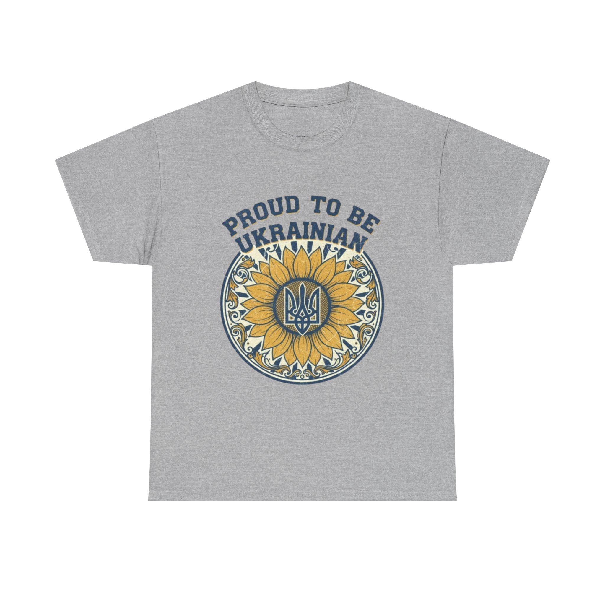 Proud to Be Ukrainian Sunflower T-Shirt